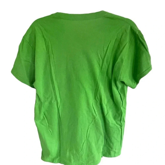 Disney Walt World Mickey Mouse Tee Adult Shirt Size Medium Green 100% Cotton - Picture 2 of 5